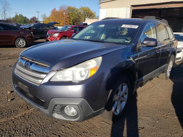 4S4BRBCC9E1281065 - 2014 SUBARU OUTBACK 2.5I PREMIUM GRAY photo 1