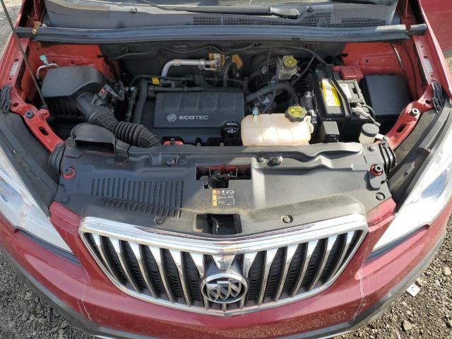 KL4CJBSB9GB722631 - 2016 BUICK ENCORE CONVENIENCE RED photo 12