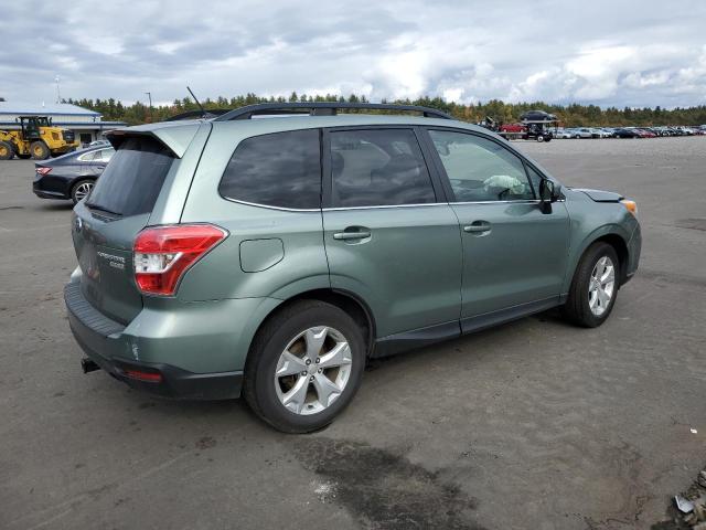 JF2SJAHC6EH416039 - 2014 SUBARU FORESTER 2.5I LIMITED GREEN photo 3
