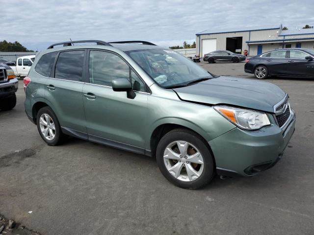 JF2SJAHC6EH416039 - 2014 SUBARU FORESTER 2.5I LIMITED GREEN photo 4