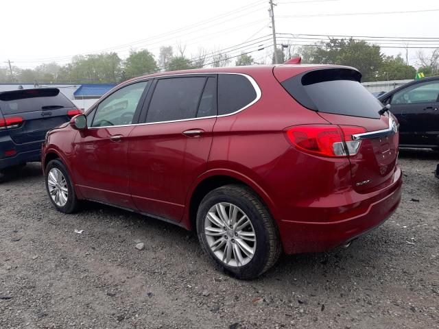 LRBFXCSA3HD089756 - 2017 BUICK ENVISION PREFERRED RED photo 2