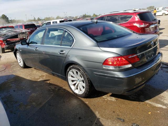 WBAHN83597DT72429 - 2007 BMW 750 GRAY photo 2