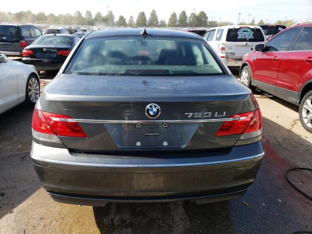 WBAHN83597DT72429 - 2007 BMW 750 GRAY photo 6