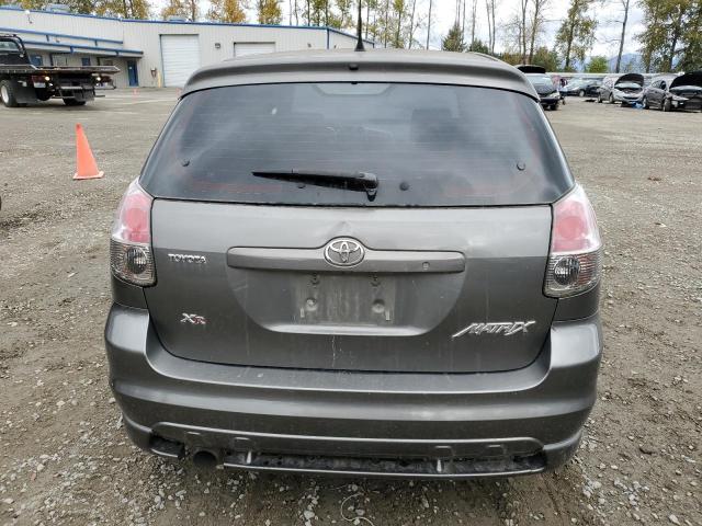 2T1KR30E98C707658 - 2008 TOYOTA COROLLA MA XR GRAY photo 6
