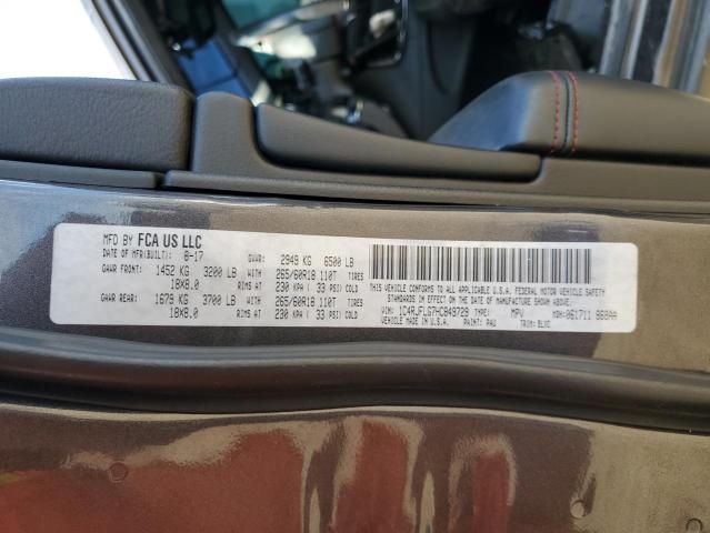1C4RJFLG7HC849729 - 2017 JEEP GRAND CHER TRAILHAWK Boz foto 13