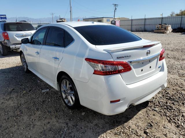 3N1AB7AP9EY306584 - 2014 NISSAN SENTRA S WHITE photo 2