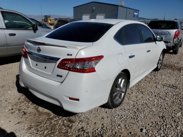 3N1AB7AP9EY306584 - 2014 NISSAN SENTRA S WHITE photo 3