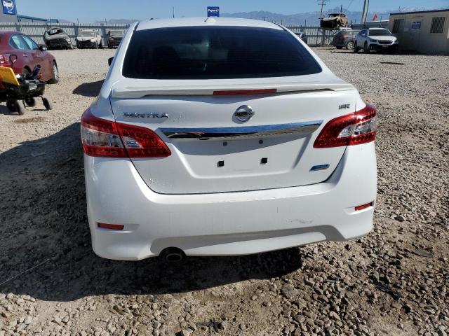 3N1AB7AP9EY306584 - 2014 NISSAN SENTRA S WHITE photo 6