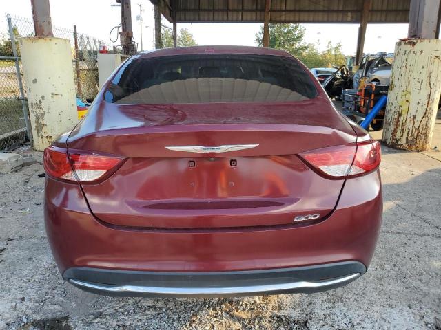 1C3CCCAB9FN588843 - 2015 CHRYSLER 200 LIMITED BURGUNDY photo 6