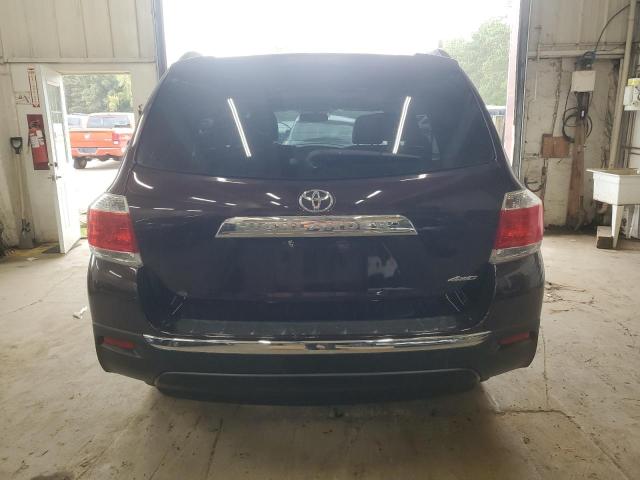 5TDDK3EH5CS120678 - 2012 TOYOTA HIGHLANDER LIMITED MAROON photo 6