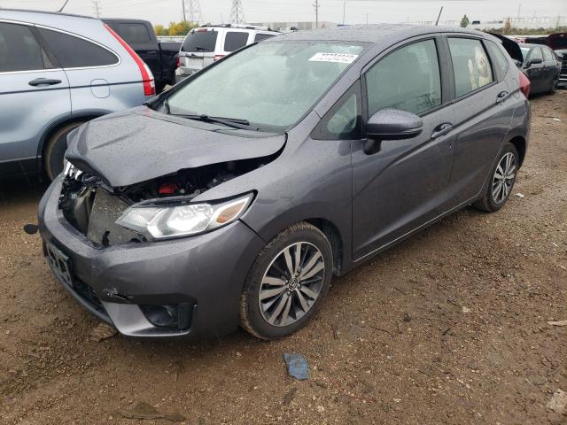 3HGGK5H87FM748056 - 2015 HONDA FIT EX GRAY photo 1