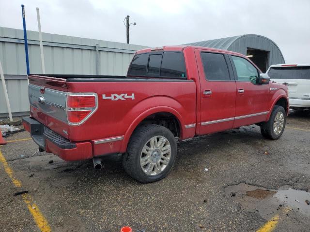 1FTFW1EV5AFB97507 - 2010 FORD F150 SUPERCREW RED photo 3