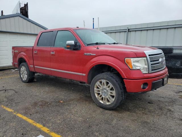 1FTFW1EV5AFB97507 - 2010 FORD F150 SUPERCREW RED photo 4