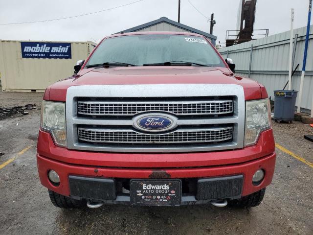 1FTFW1EV5AFB97507 - 2010 FORD F150 SUPERCREW RED photo 5