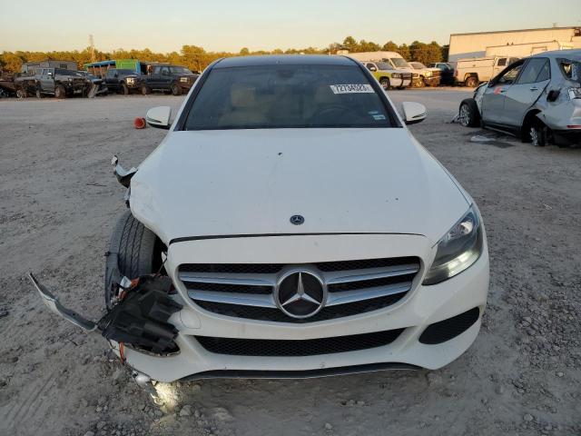 WDDWF4JB9JR378451 - 2018 MERCEDES-BENZ C 300 WHITE photo 5