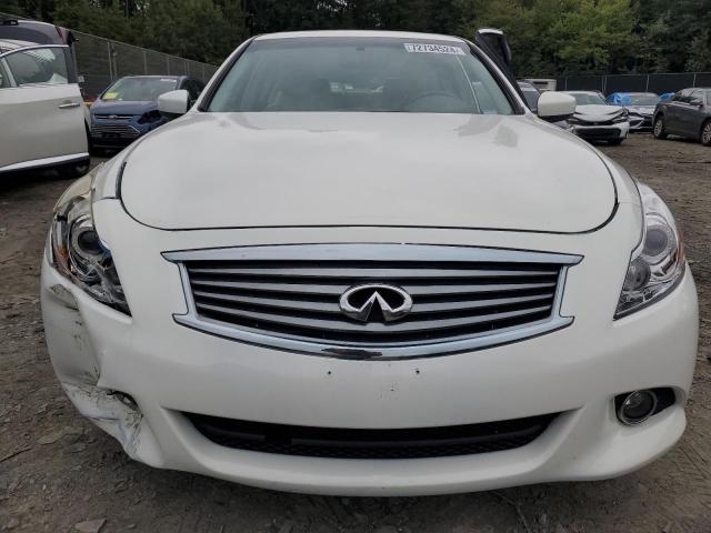 JN1CV6AR9DM756684 - 2013 INFINITI G37 WHITE photo 5