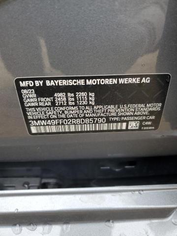 3MW49FF02R8D85790 - 2024 BMW M340XI GRAY photo 13