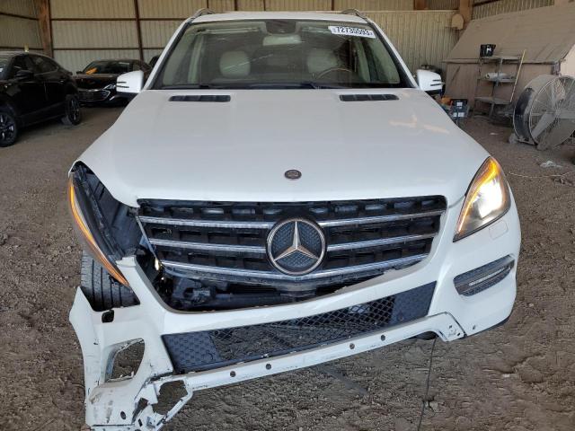 4JGDA5HB2CA088318 - 2012 MERCEDES-BENZ ML 350 4MATIC WHITE photo 5