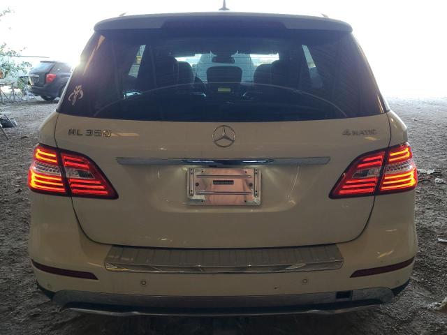 4JGDA5HB2CA088318 - 2012 MERCEDES-BENZ ML 350 4MATIC WHITE photo 6