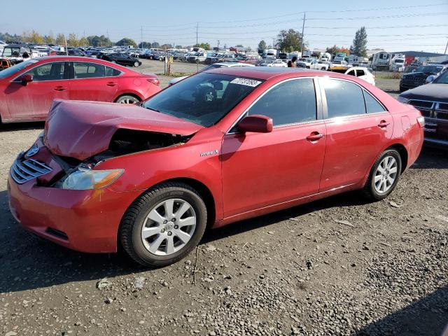 4T1BB46K77U028346 - 2007 TOYOTA CAMRY HYBRID RED photo 1