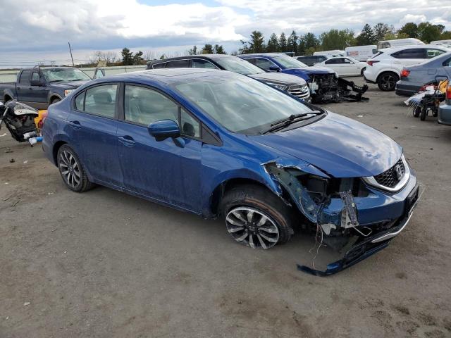 19XFB2F94FE240951 - 2015 HONDA CIVIC EXL BLUE photo 4