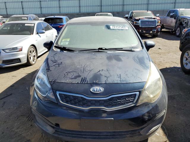 KNADN4A30C6047787 - 2012 KIA RIO EX BLUE photo 5