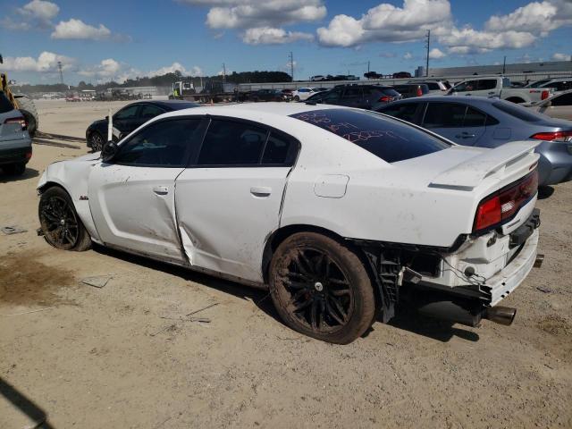 2C3CDXEJ3EH282377 - 2014 DODGE CHARGER SRT-8 WHITE photo 2