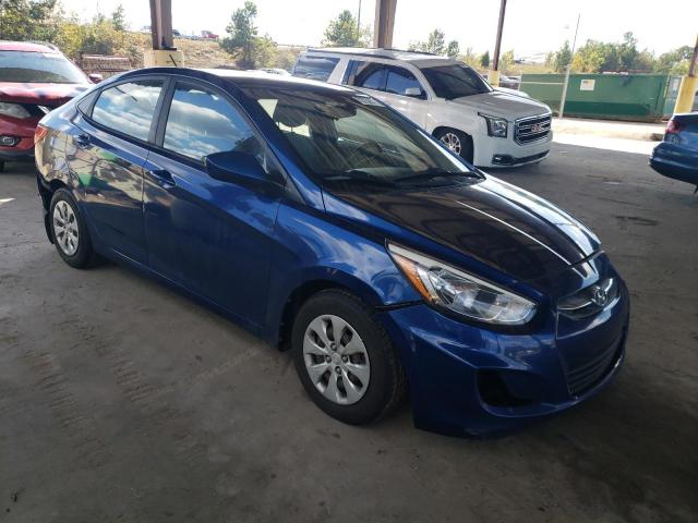 KMHCT4AE7GU073936 - 2016 HYUNDAI ACCENT SE BLUE photo 4