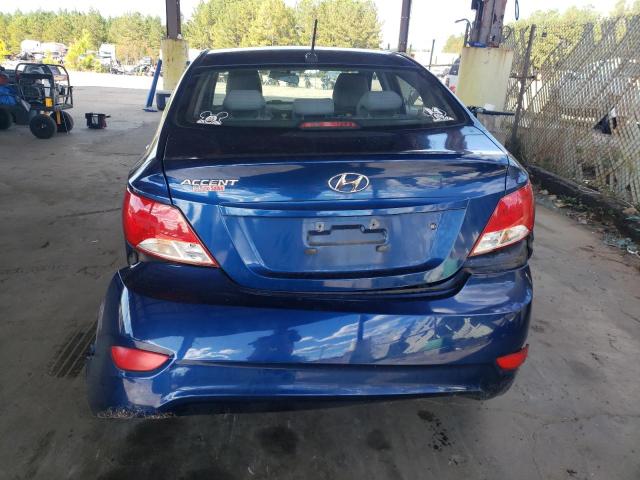 KMHCT4AE7GU073936 - 2016 HYUNDAI ACCENT SE BLUE photo 6