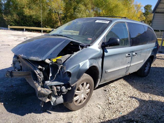 2A4GP54L76R740519 - 2006 CHRYSLER TOWN & COU TOURING მწვანე ფოტო 1