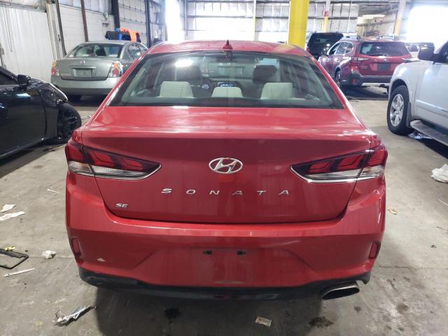 5NPE24AF8KH801078 - 2019 HYUNDAI SONATA SE RED photo 6