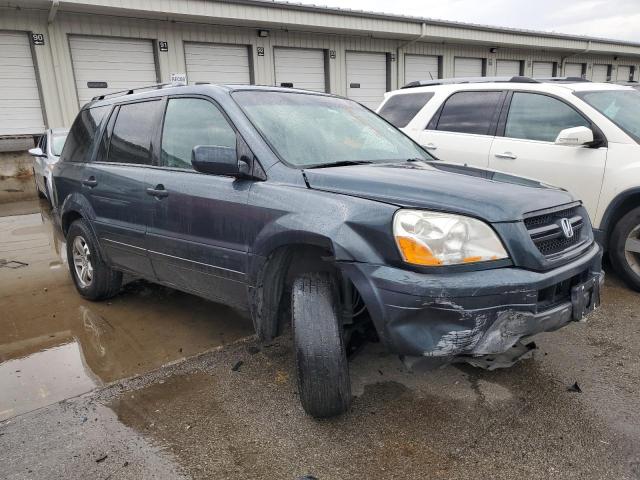 5FNYF18635B037701 - 2005 HONDA PILOT EXL GRAY photo 4