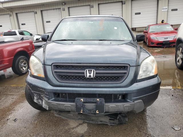 5FNYF18635B037701 - 2005 HONDA PILOT EXL GRAY photo 5