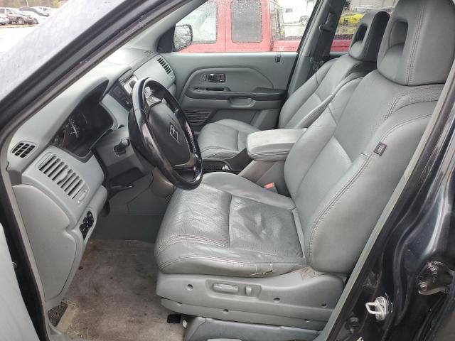 5FNYF18635B037701 - 2005 HONDA PILOT EXL GRAY photo 7