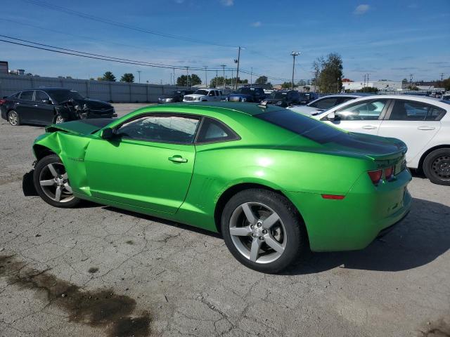 2G1FB1EV4A9192831 - 2010 CHEVROLET CAMARO LT GREEN photo 2