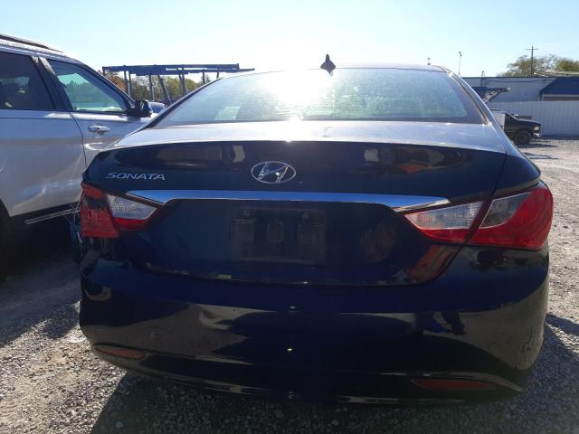 5NPEB4AC5DH654114 - 2013 HYUNDAI SONATA GLS BLACK photo 6