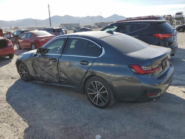 3MW5R1J58K8B00199 - 2019 BMW 330I GRAY photo 2