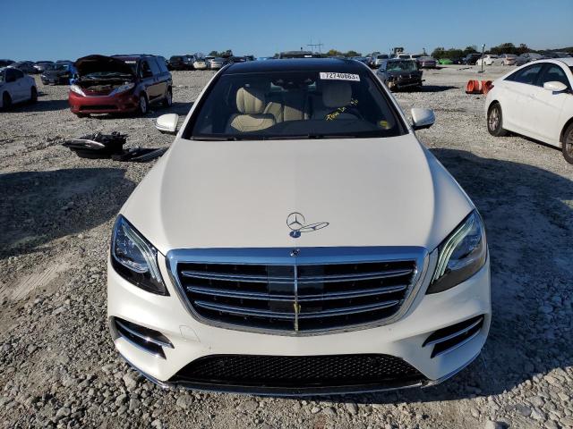 WDDUG8GB4KA462504 - 2019 MERCEDES-BENZ S 560 4MATIC WHITE photo 5