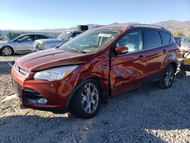 1FMCU0JX4FUA09276 - 2015 FORD ESCAPE TITANIUM RED photo 1