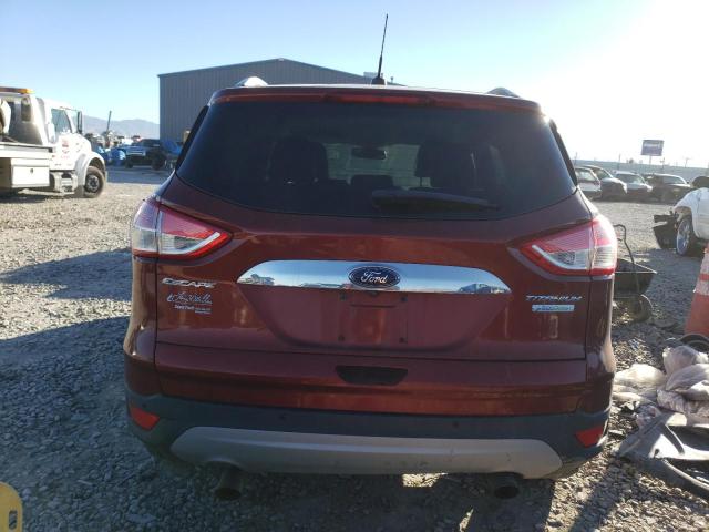 1FMCU0JX4FUA09276 - 2015 FORD ESCAPE TITANIUM RED photo 6