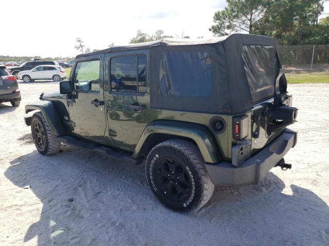 1J4GB59147L170382 - 2007 JEEP WRANGLER SAHARA GREEN photo 2