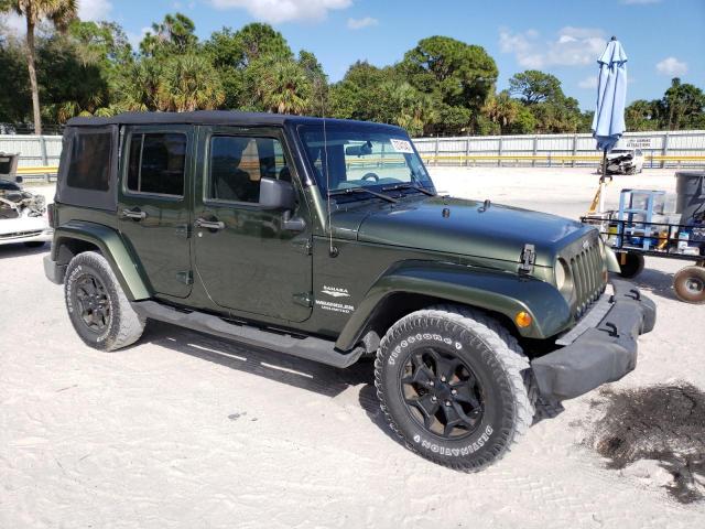 1J4GB59147L170382 - 2007 JEEP WRANGLER SAHARA GREEN photo 4