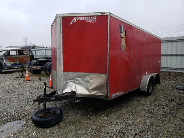 5HABE1627MN089880 - 2021 UTILIMASTER TRAILER RED photo 2