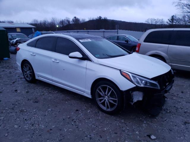 5NPE34AB9HH508373 - 2017 HYUNDAI SONATA SPORT WHITE photo 4