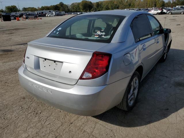 1G8AL52F54Z176550 - 2004 SATURN ION LEVEL 3 SILVER photo 3