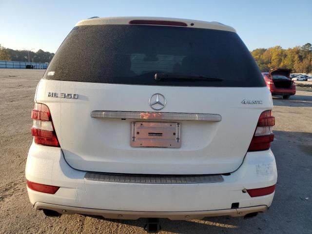 4JGBB8GBXAA571527 - 2010 MERCEDES-BENZ ML 350 4MATIC WHITE photo 6