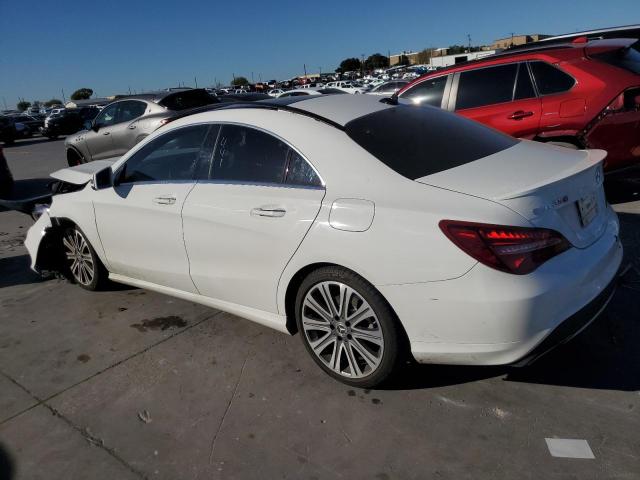 WDDSJ4EB0JN645166 - 2018 MERCEDES-BENZ CLA 250 WHITE photo 2