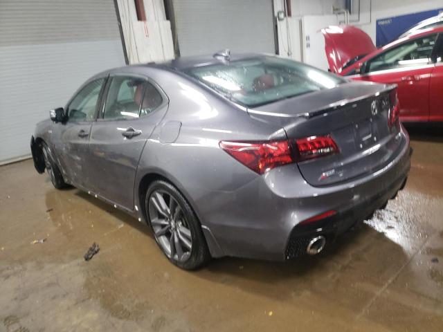 19UUB3F68KA003705 - 2019 ACURA TLX TECHNOLOGY GRAY photo 2