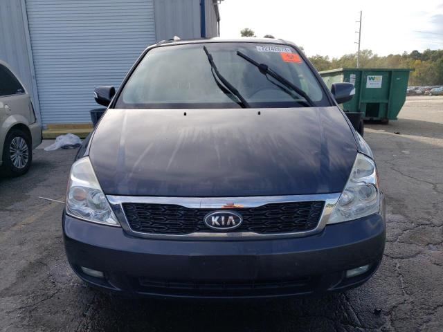 KNDMH4C77C6484647 - 2012 KIA SEDONA EX GRAY photo 5