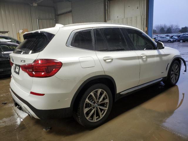 5UXTR9C56JLC73055 - 2018 BMW X3 XDRIVE30I WHITE photo 3